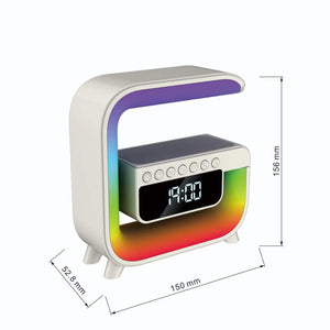 Led wireless charger speaker G63