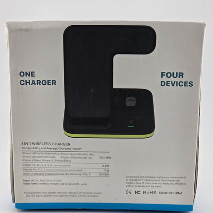 4In1 wireless charger T10